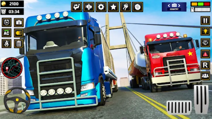 Offroad Cargo Transport Truck android App screenshot 1