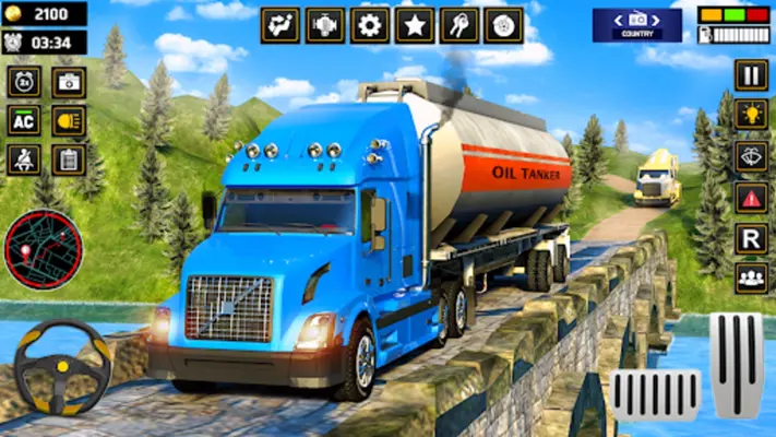 Offroad Cargo Transport Truck android App screenshot 3