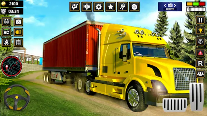 Offroad Cargo Transport Truck android App screenshot 5